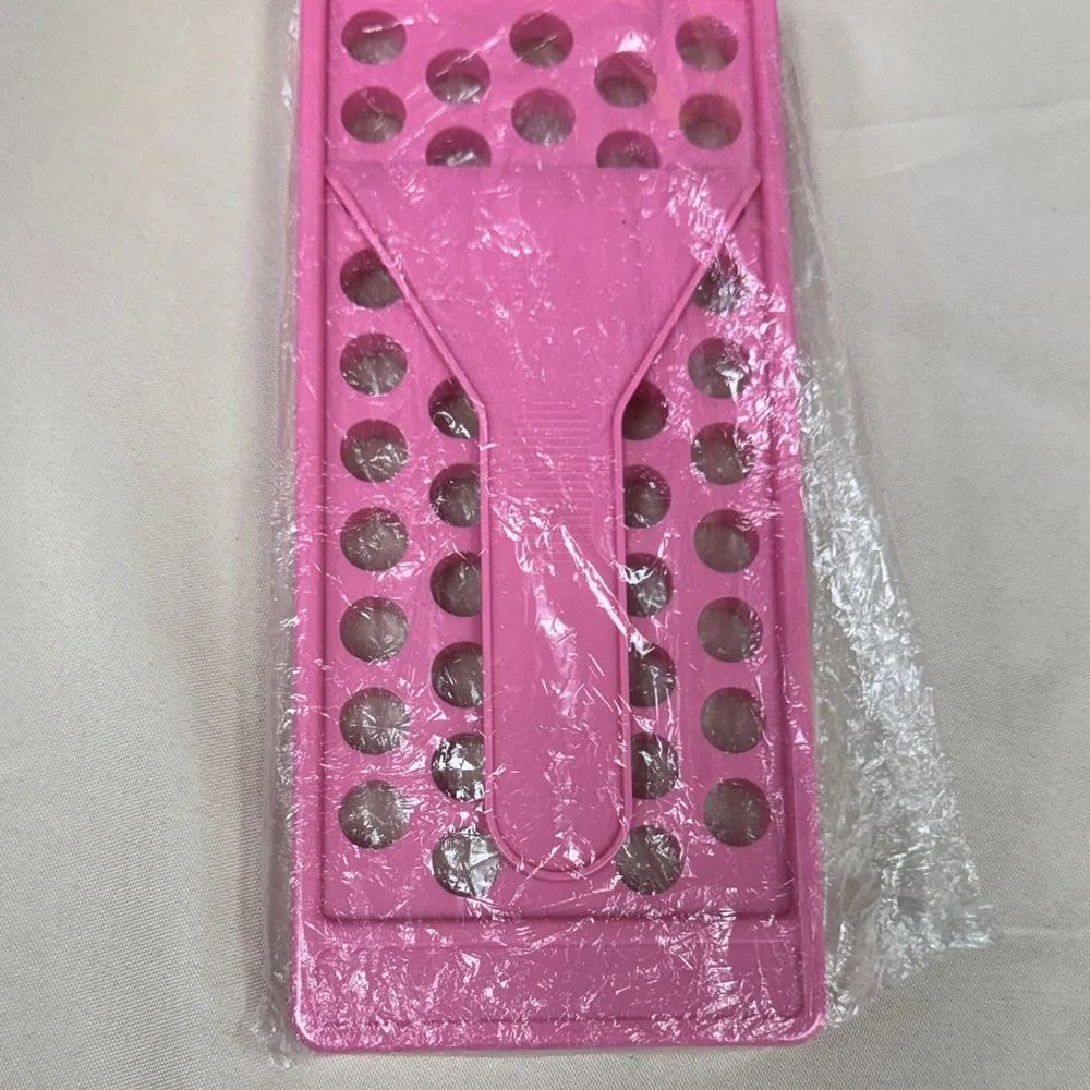 Lip Balm Making Kit Blank White Lip Balm Tubes for DIY Cosmetics and pink tray